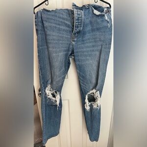 Abercrombie & Fitch The Dad High Rise Curve Love Jean